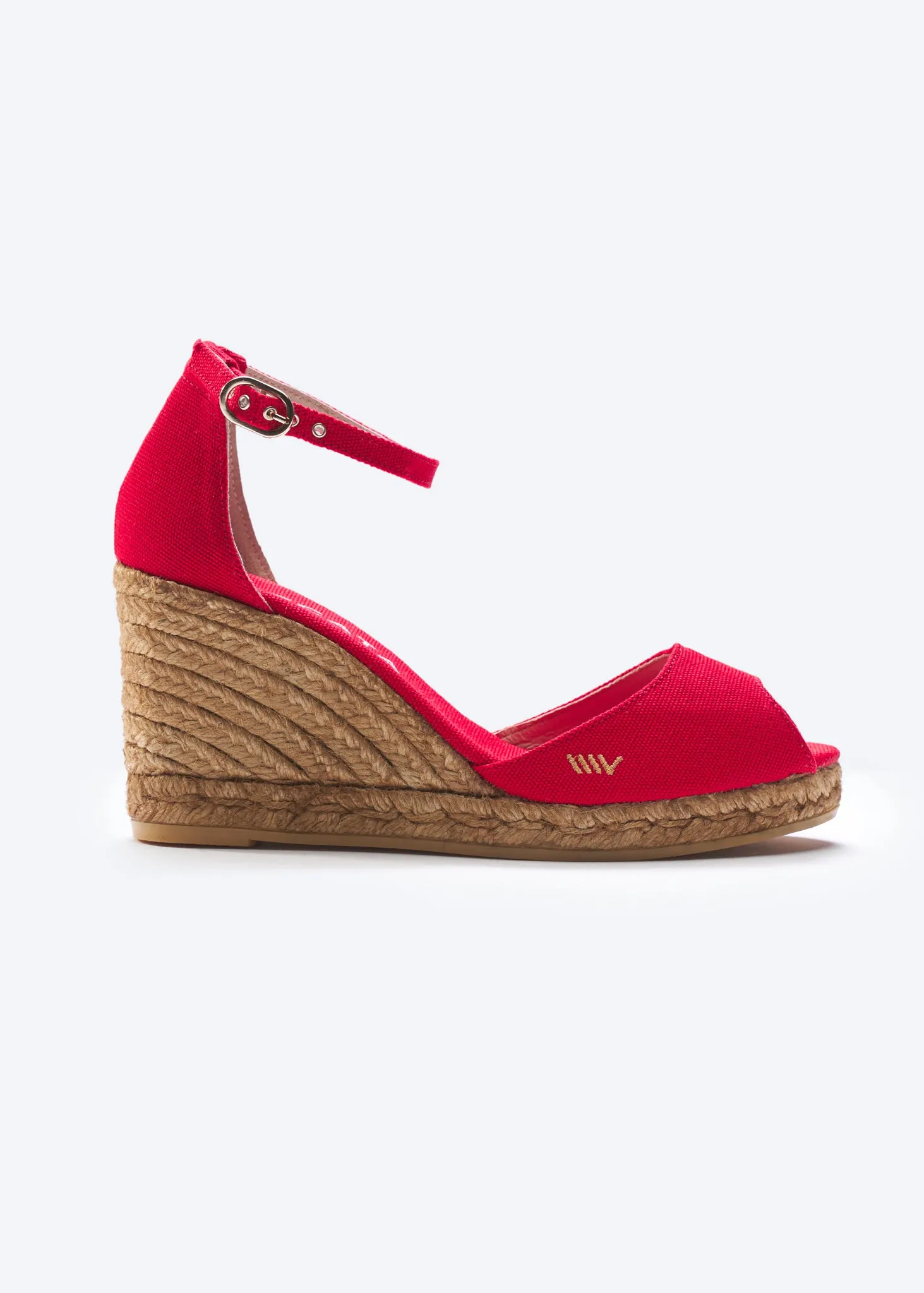 Aiguafreda Limited Edition Canvas Espadrille Sandal Wedges