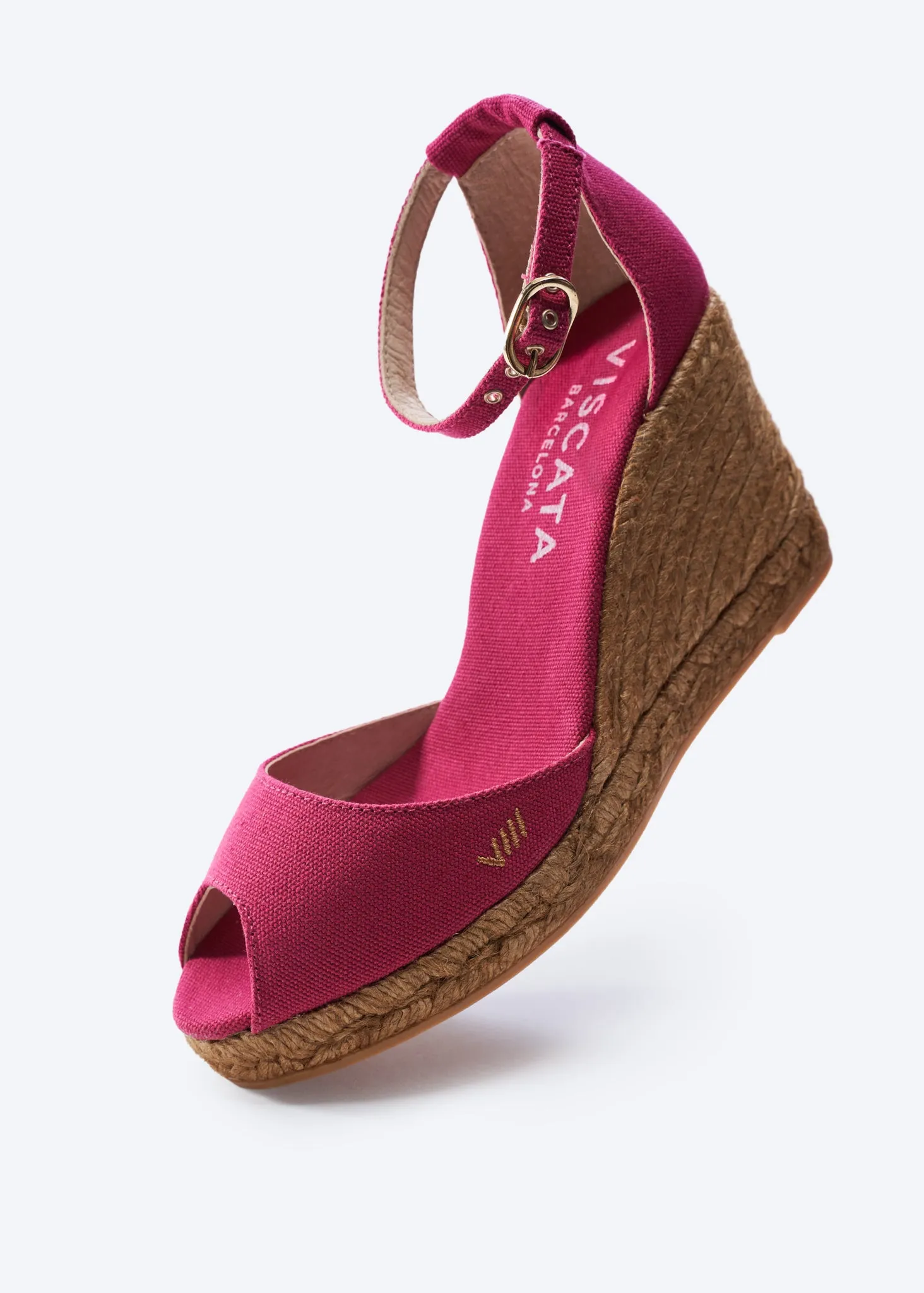 Aiguafreda Limited Edition Canvas Espadrille Sandal Wedges