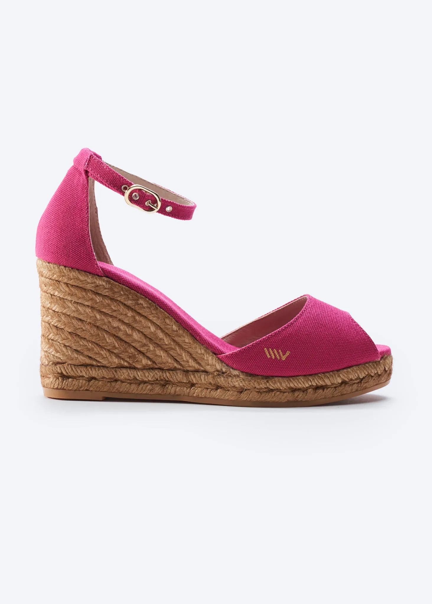 Aiguafreda Limited Edition Canvas Espadrille Sandal Wedges