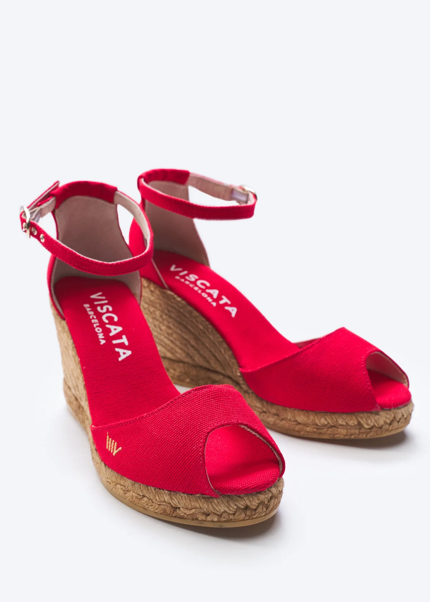 Aiguafreda Limited Edition Canvas Espadrille Sandal Wedges