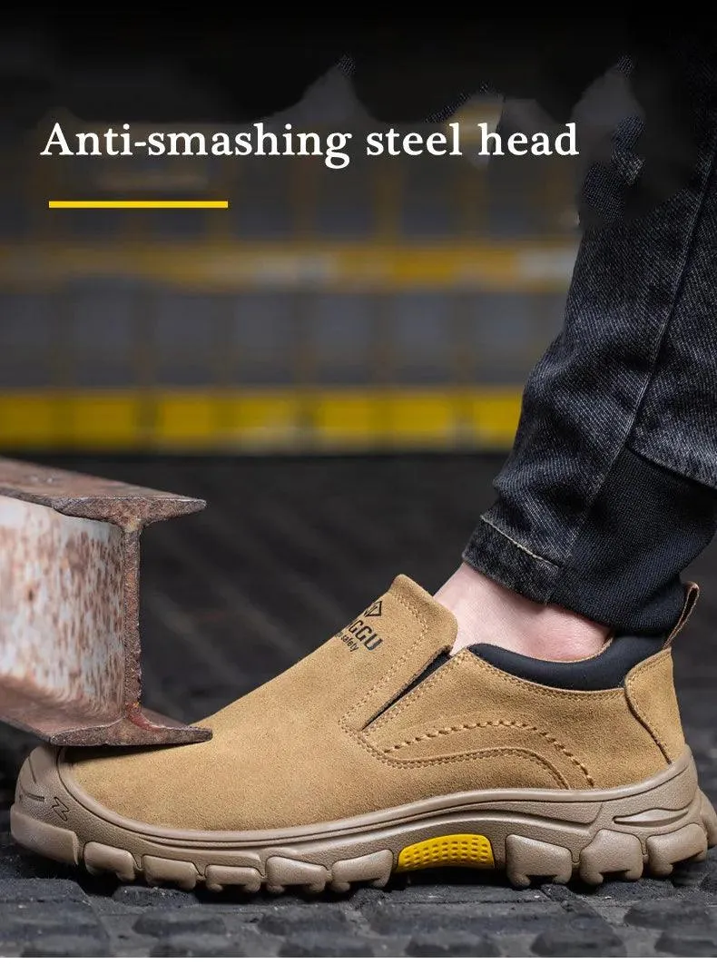 Anti-smashing  Anti-stab Work Safety Boots Men's Casual Shoes MCSK36