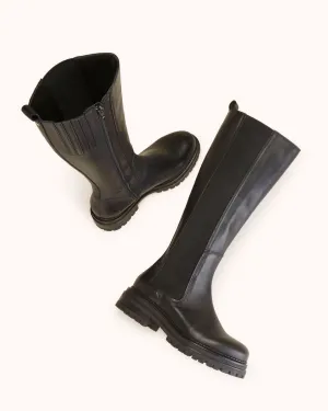 Bottes En Cuir Felicita - Noir