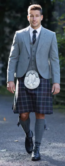 Braemar Tweed Kilt Outfit