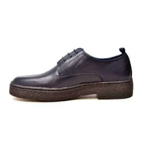 British Walkers Playboy Original Men's Navy Blue Leather Low Top Oxfords