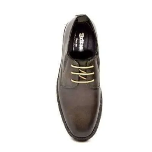 British Walkers Playboy Original Men's Olive Green Leather Low Top Oxfords