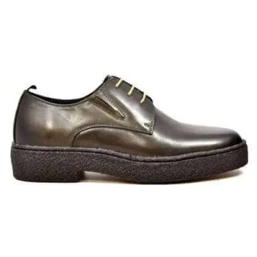 British Walkers Playboy Original Men's Olive Green Leather Low Top Oxfords