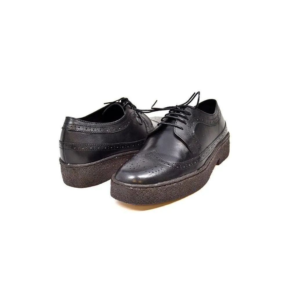 British Walkers Playboy Original Wingtips Men's Leather Low Top Oxfords