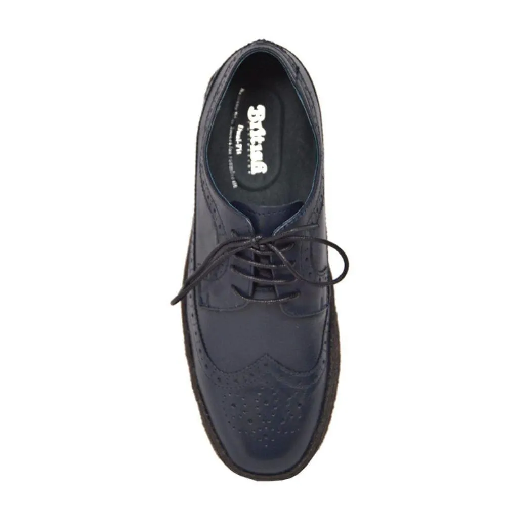 British Walkers Playboy Original Wingtips Men's Leather Low Top Oxfords