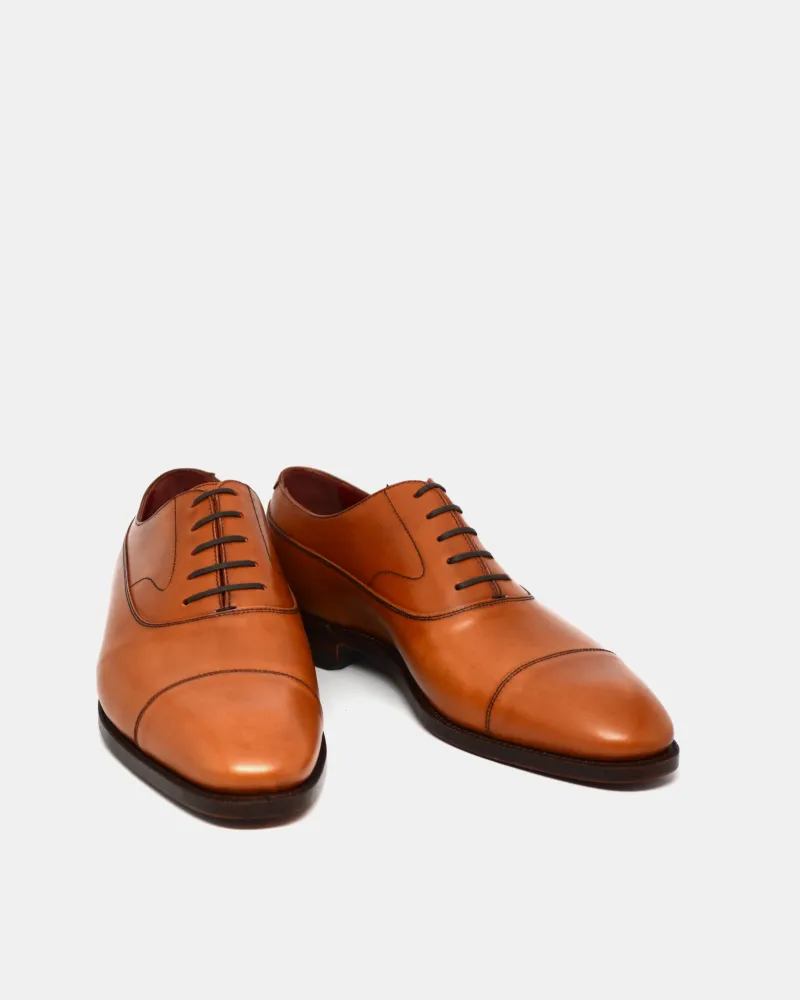 Cognac Calf Oxford Shoe