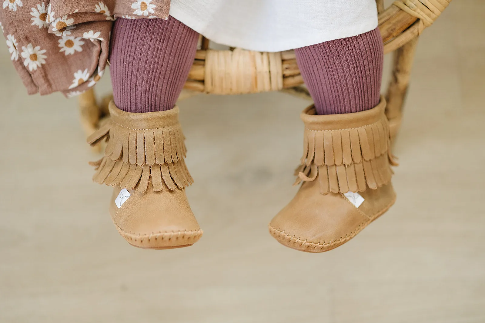 Desert Sand Cozy Boot {Premium Leather}