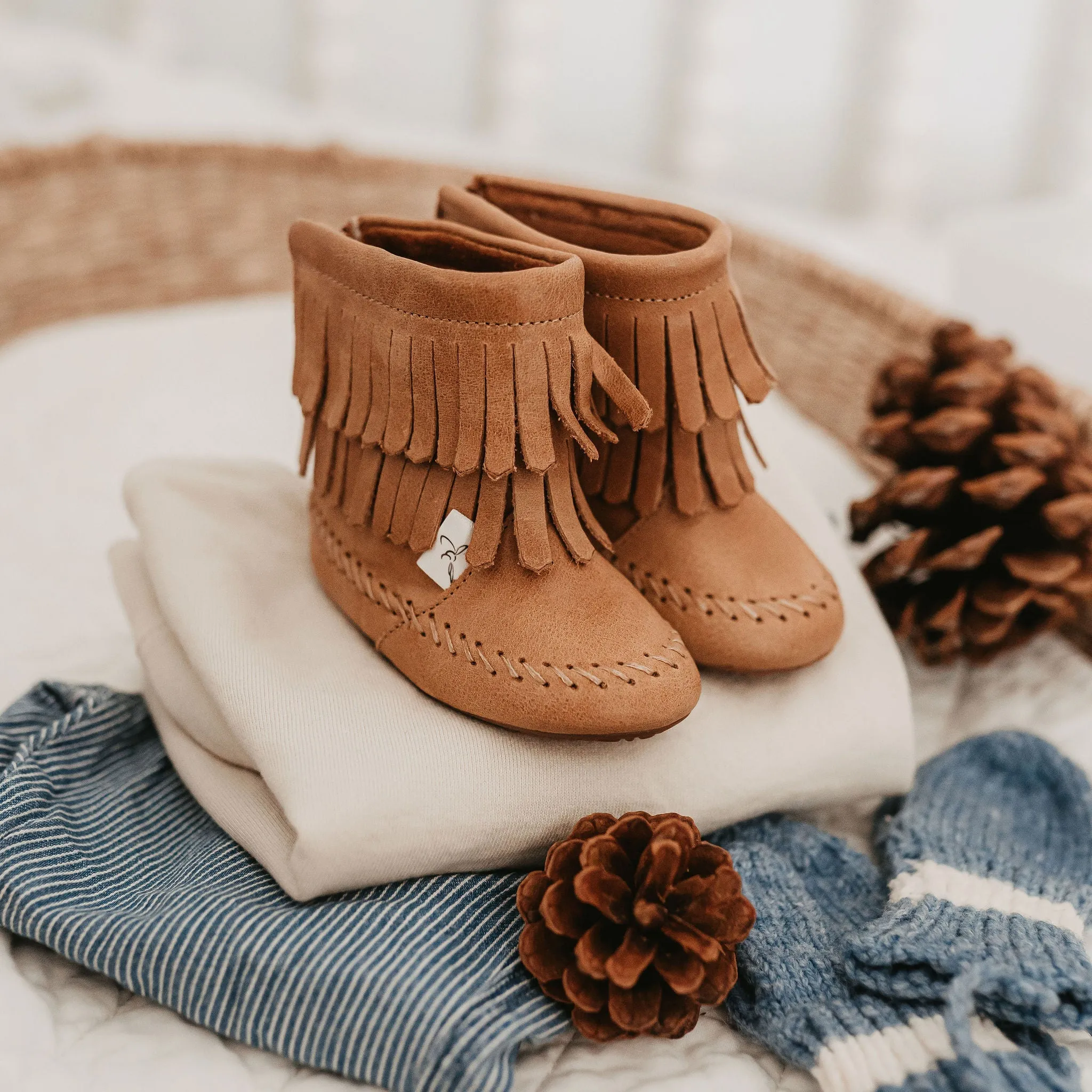 Desert Sand Cozy Boot {Premium Leather}