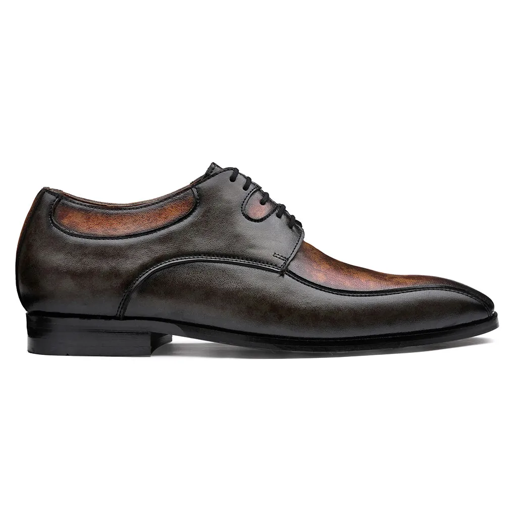 DUAL TONE DERBY LACE-UPS - HEIGHT ELEVATION