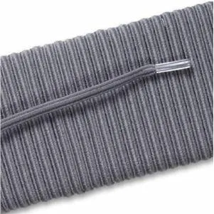 Elastic Dress Laces - Gray (2 Pair Pack) Shoelaces