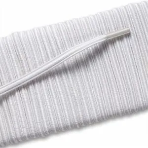 Elastic Dress Laces - White (2 Pair Pack) Shoelaces