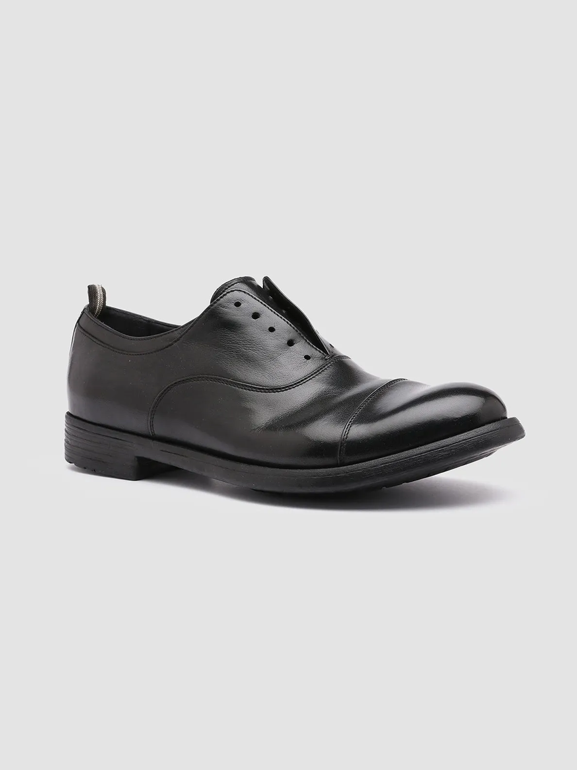 HIVE 004 - Black Leather Oxford Shoes