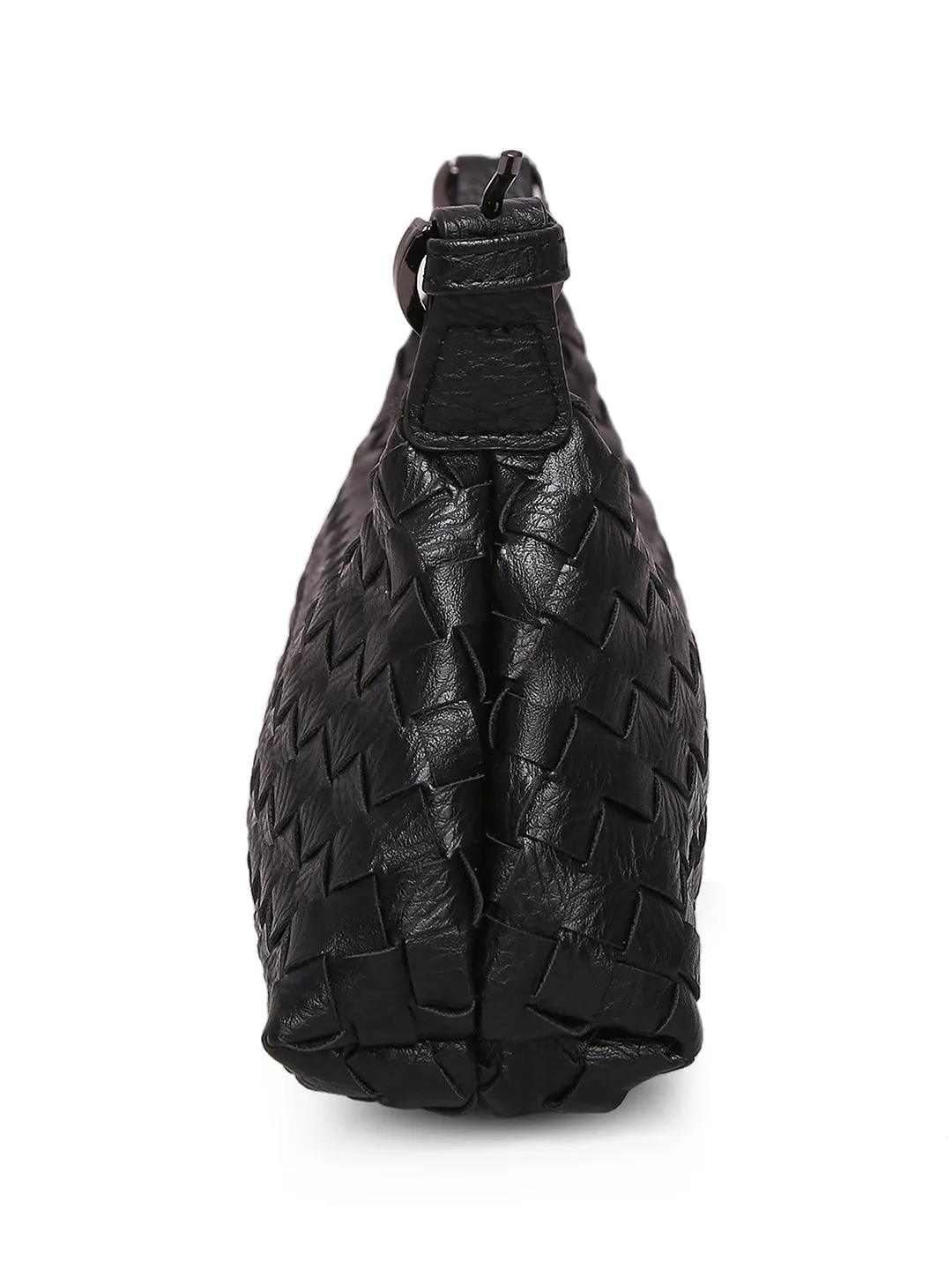 Inc.5 Women Black Textured Sling Bag