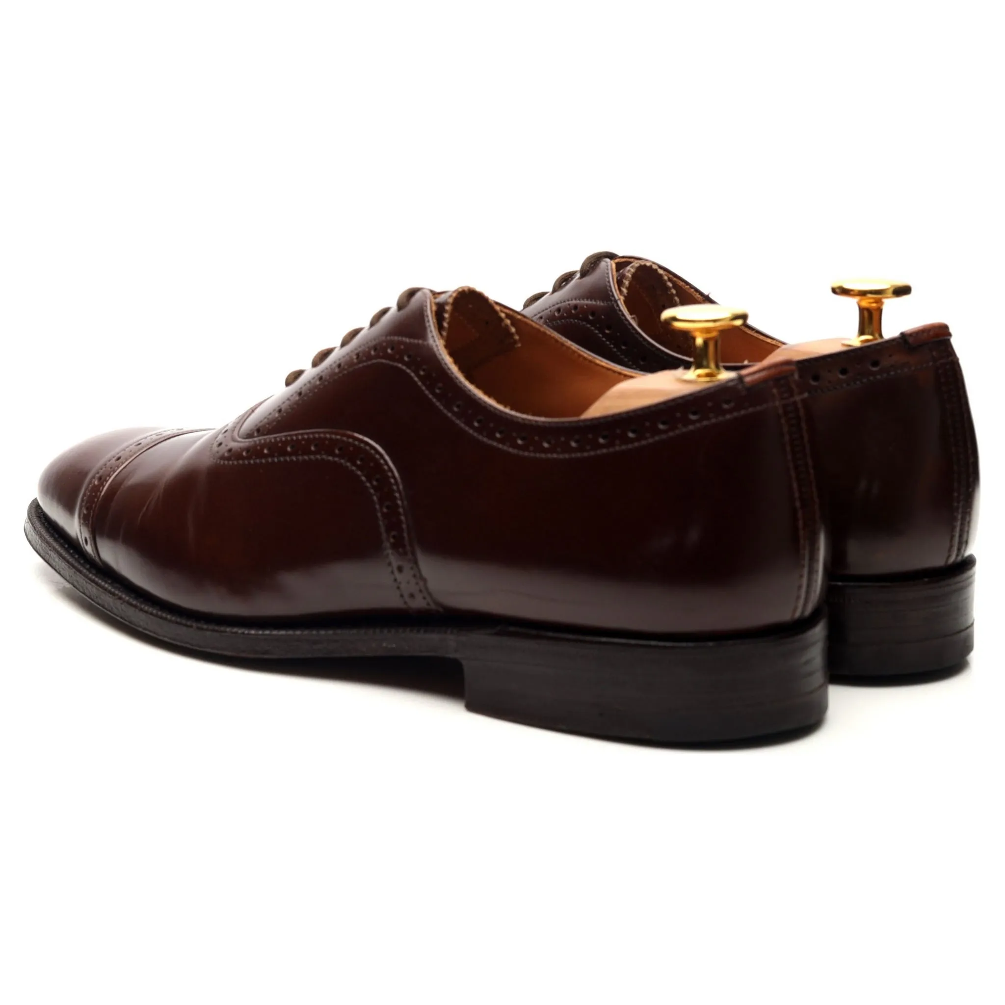 'Legate' Dark Brown Leather Oxford UK 6 F