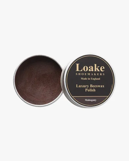 Loake Shoemakers Luxury Beeswax Polish - Mahogany