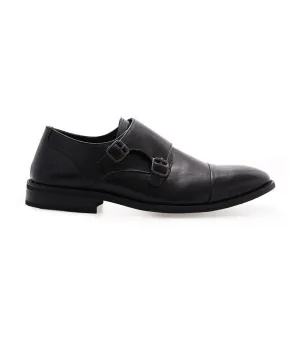 Marquee Double Monk Strap Black