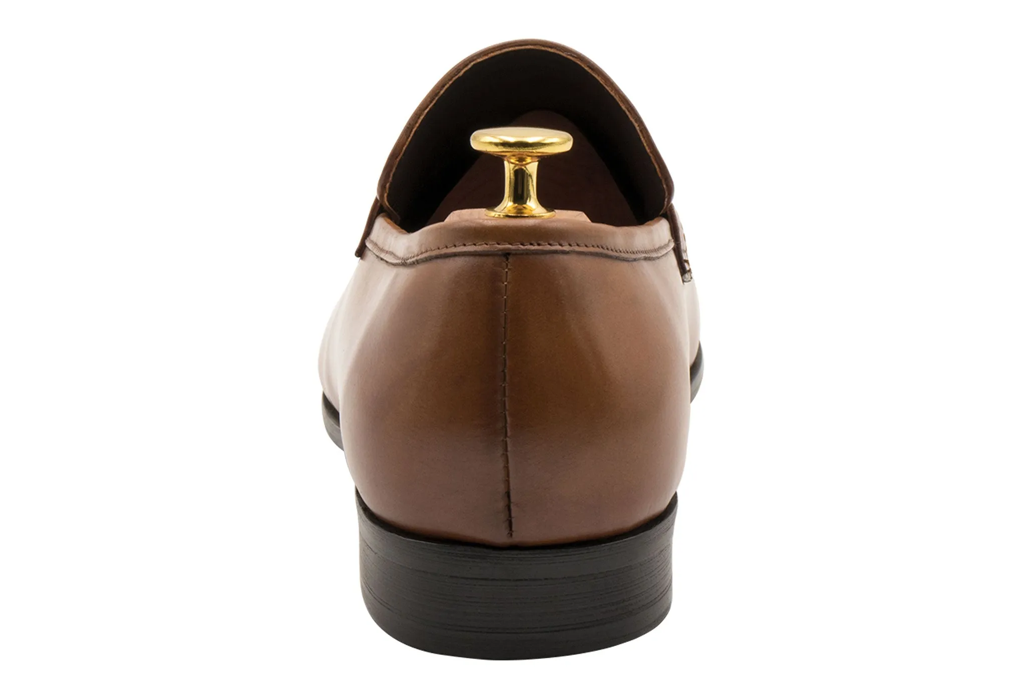 Olavarria Cognac Penny Loafer