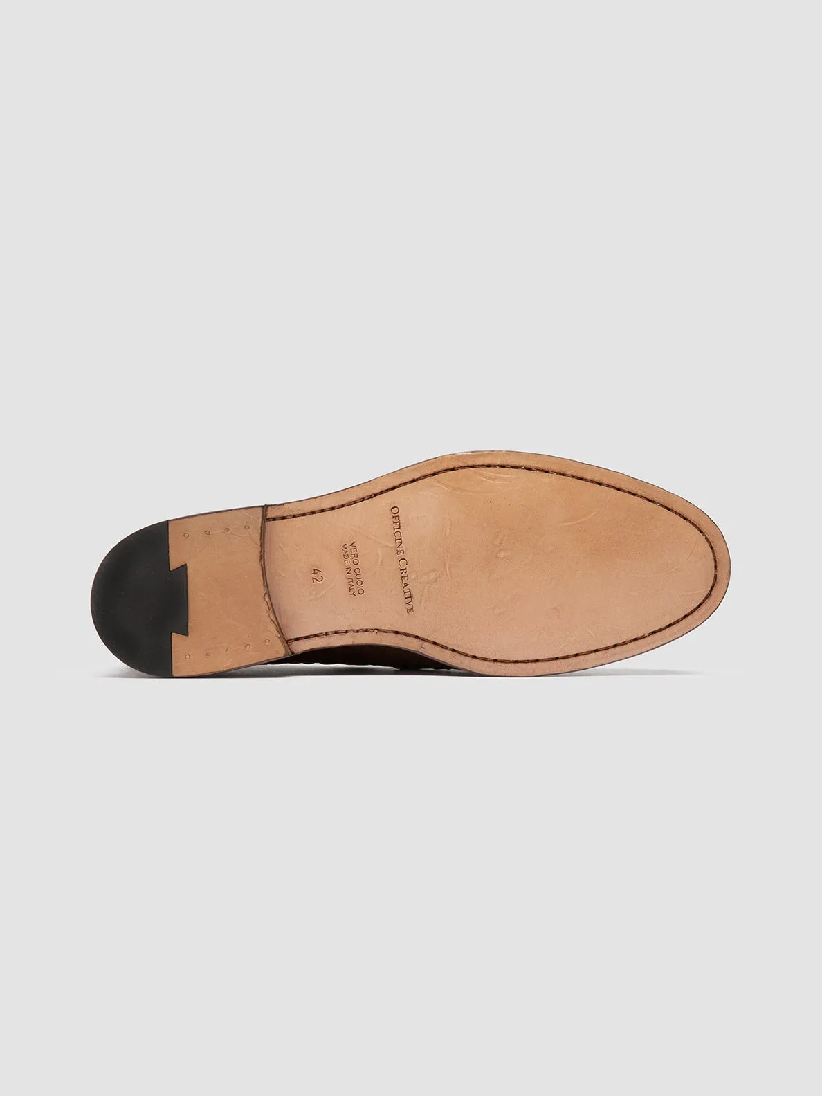 OPERA 003 - Brown Leather Penny Loafers