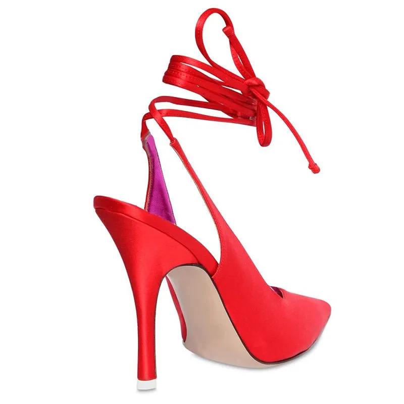 Pre Order:  Tie Up Women's Pumps