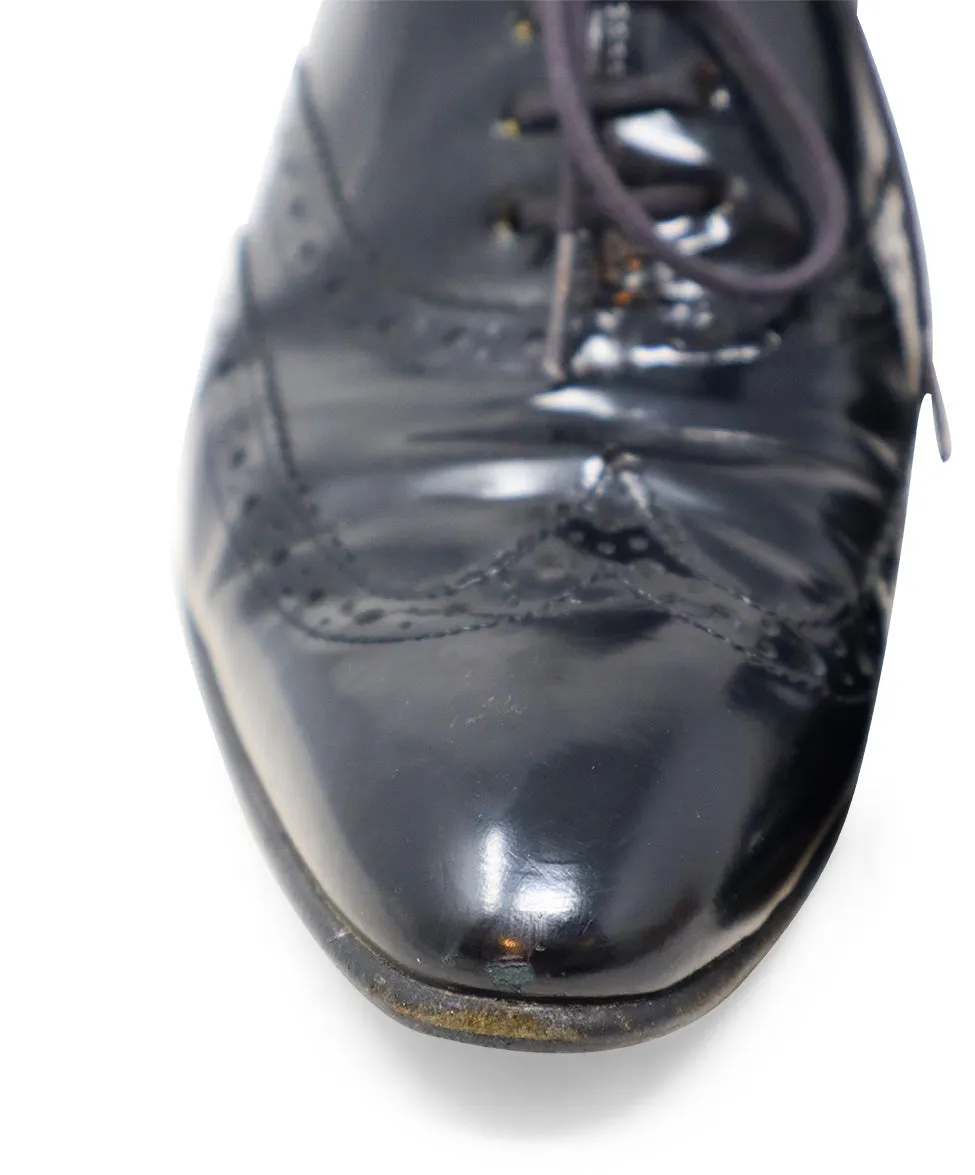 Robert Clergerie Black Leather Oxfords sz 8