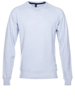 Rowe Piqué Sweater Light Blue Melange