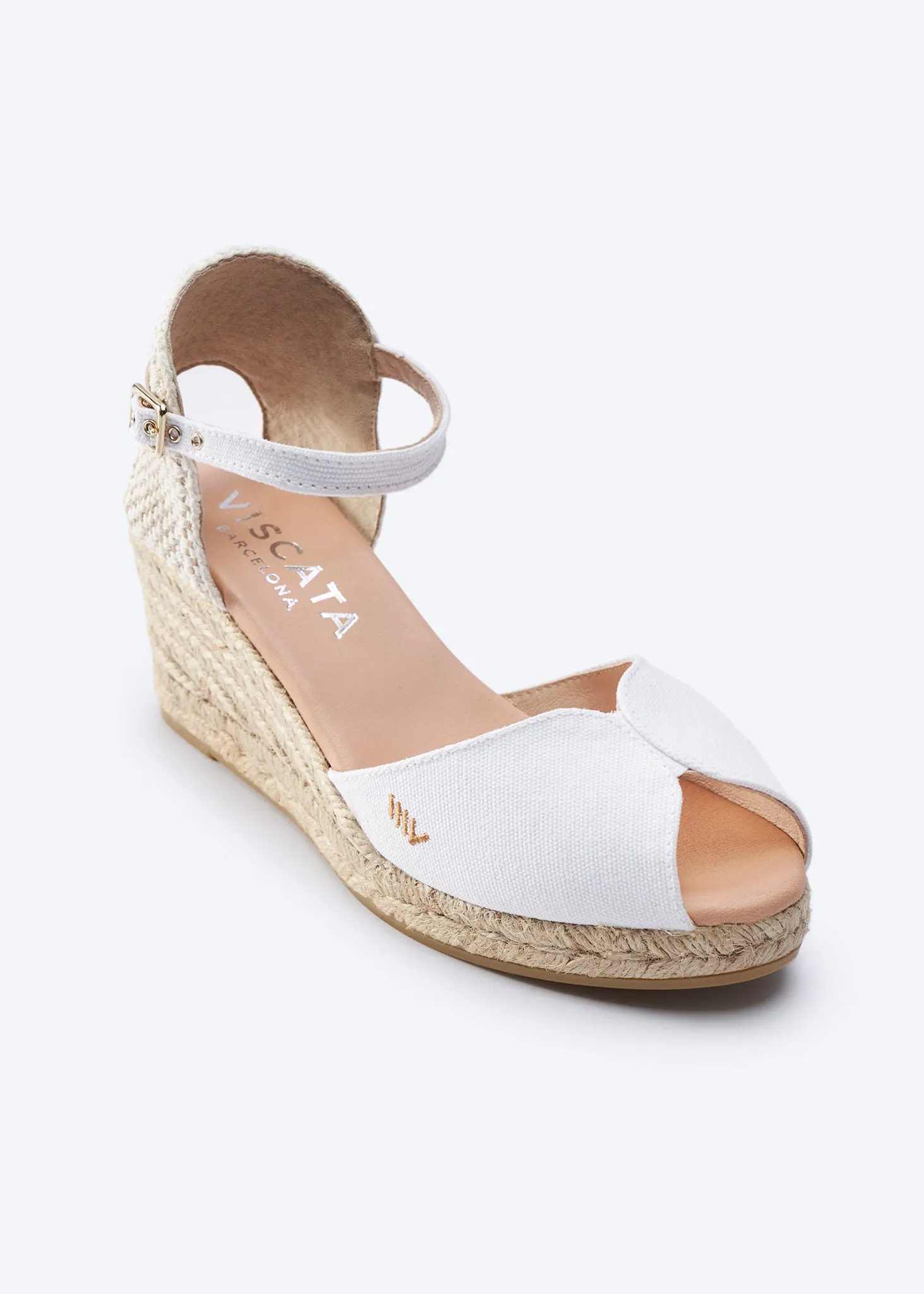 Sacova Limited Edition Canvas Espadrille Sandal Wedges