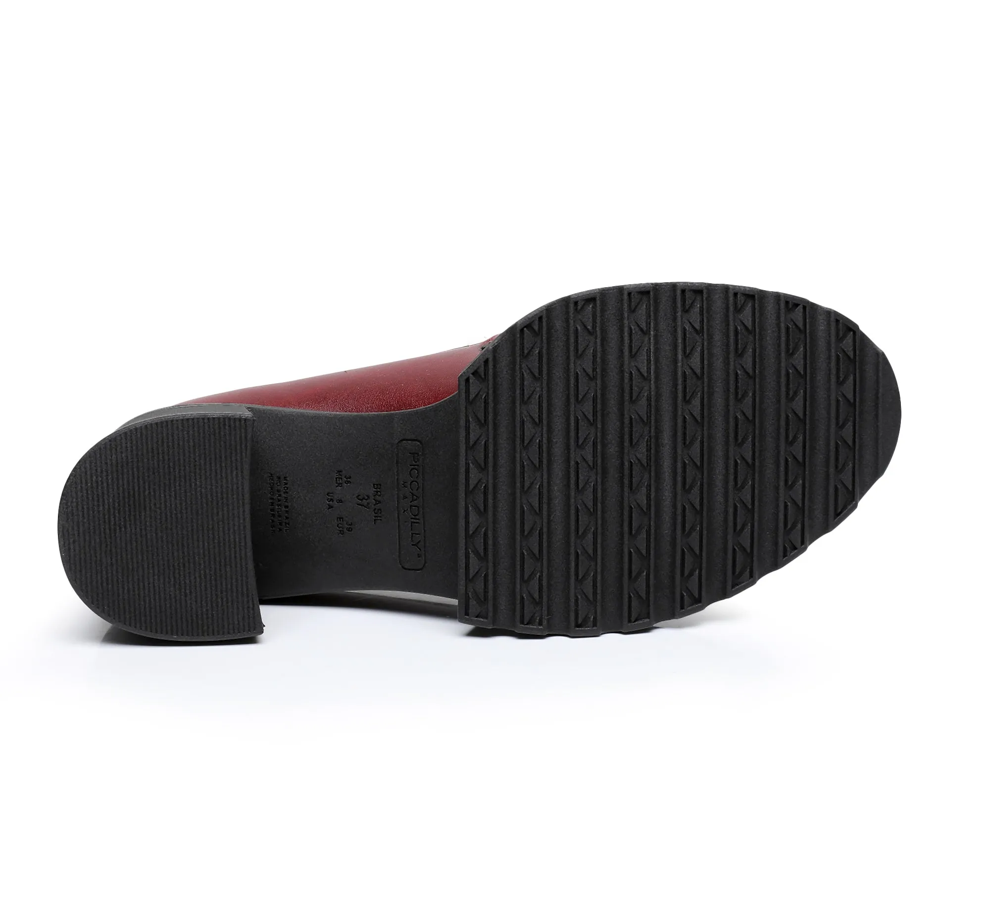 Serene Heeled Moccasins - Ruby (753.001)