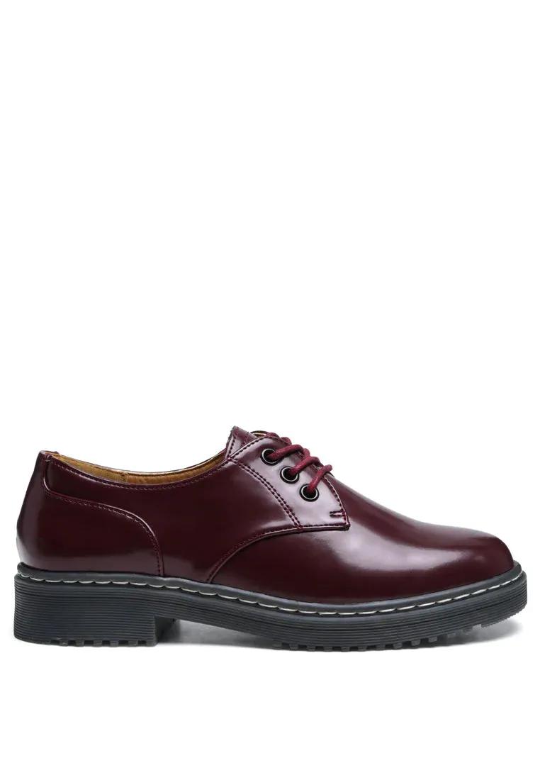 Shanks Oxford Patent Pu Shoes