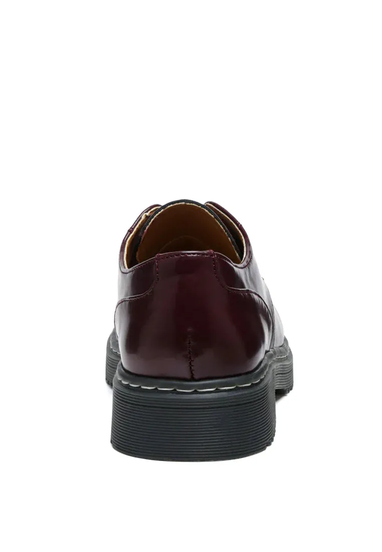 Shanks Oxford Patent Pu Shoes