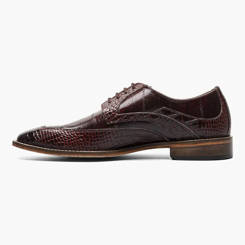 Stacy Adams TRUBIANO Burgundy Moc Toe Oxford Shoes