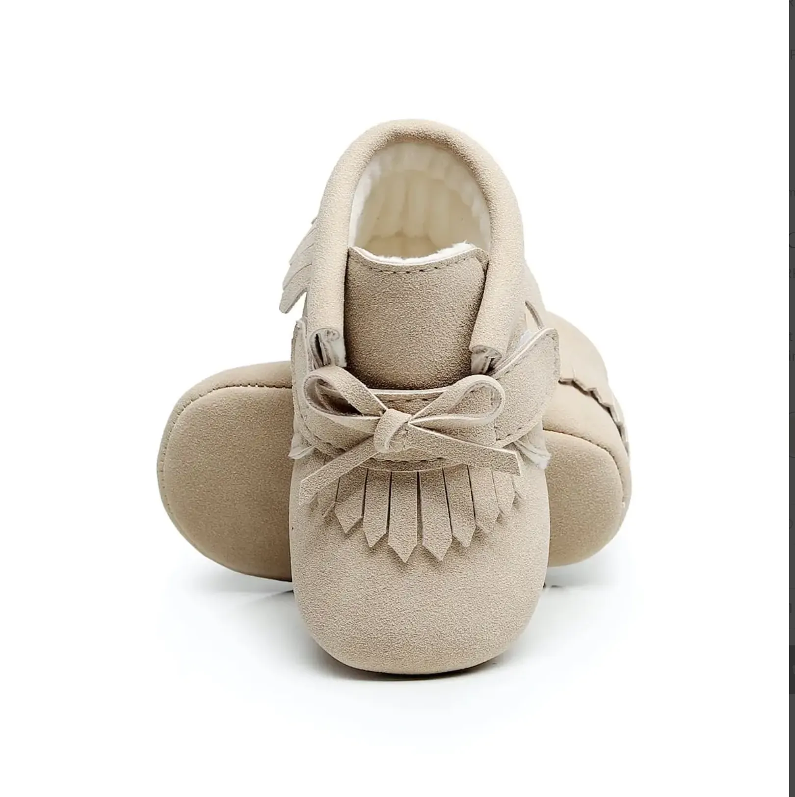 The Little Adventurer Collection Moccasins | Beige Color