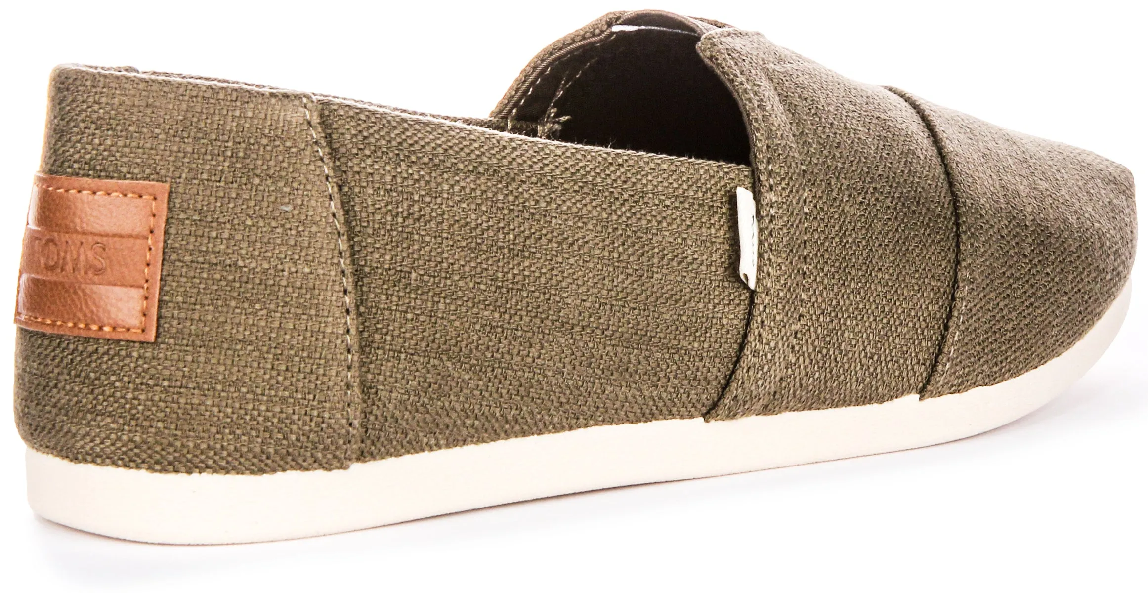 Toms Alpargata In Olive Green For Men