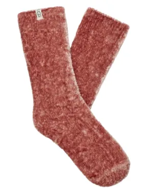 UGG Desert Coral Leda Cozy Socks