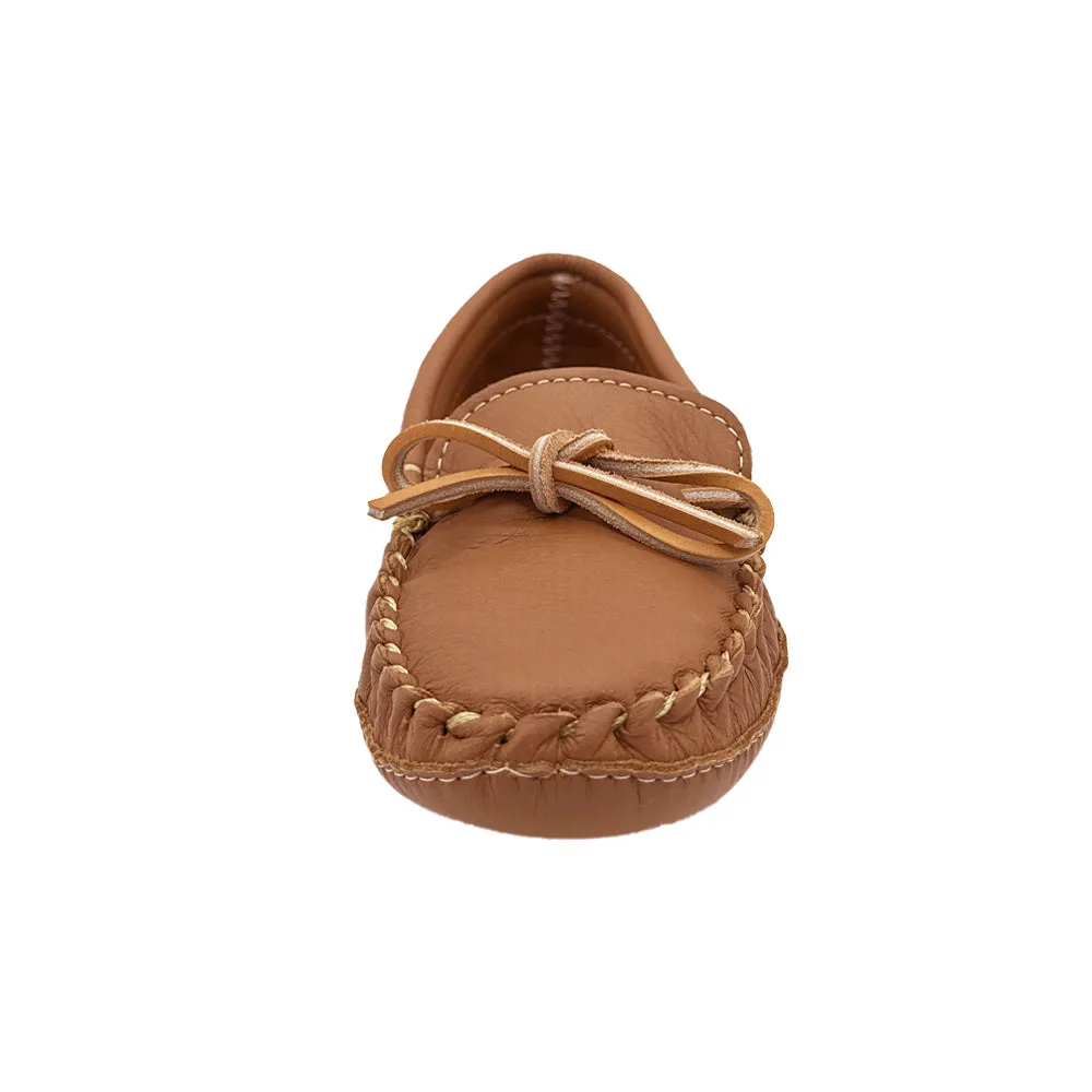 Women's Double Leather Deerskin Moccasins